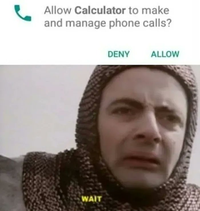 A meme about ''calculator''
